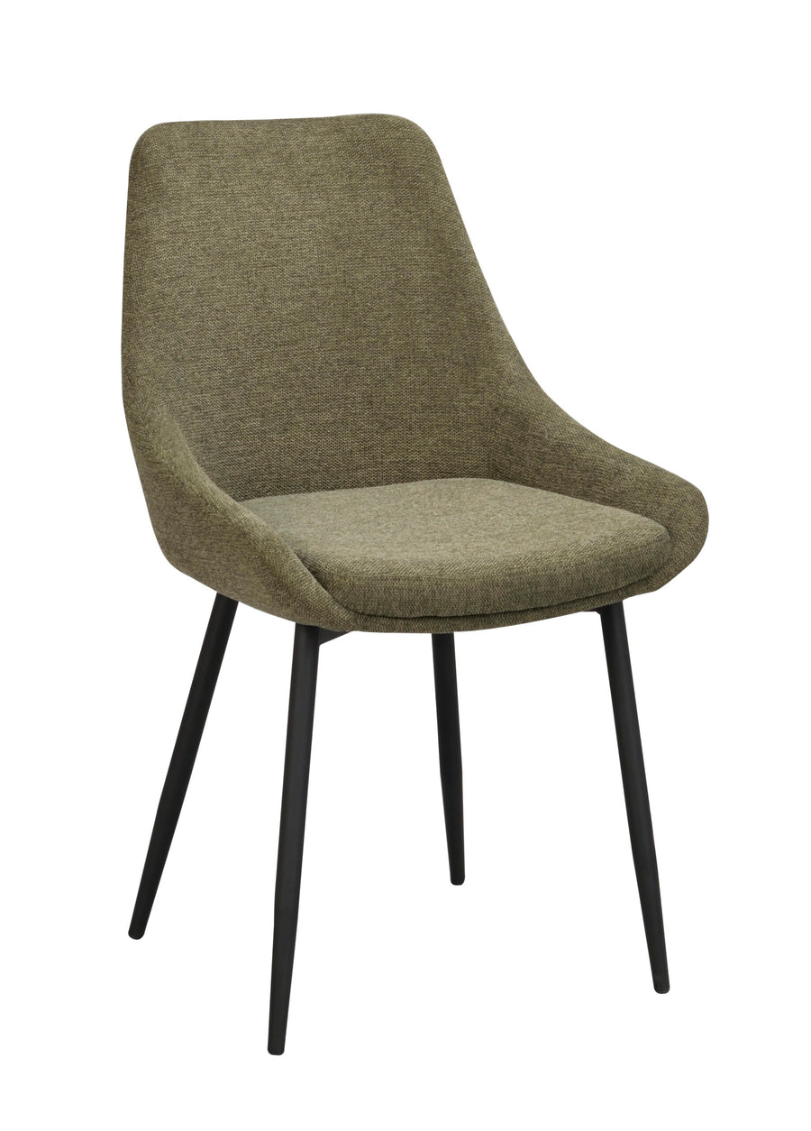 110489_b, Sierra chair, green fabric_black