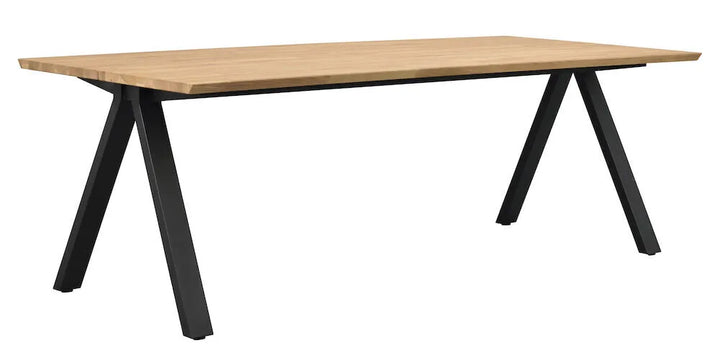 Carradale - Matbord Ek/svart