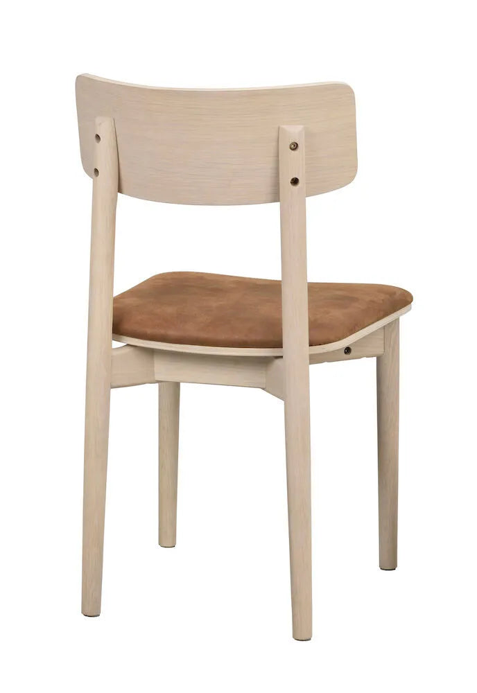 Wolcott - Matstol Vitpigmenterad/brun