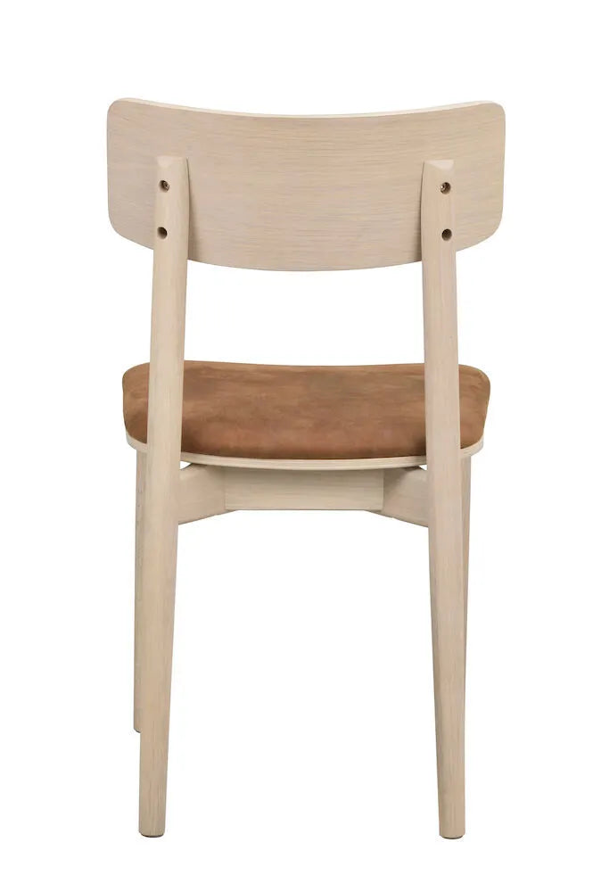 Wolcott - Matstol Vitpigmenterad/brun