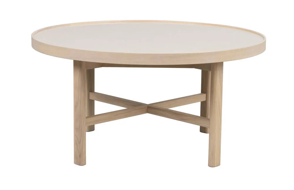 Marsden - Soffbord Beige/vitpigmenterad