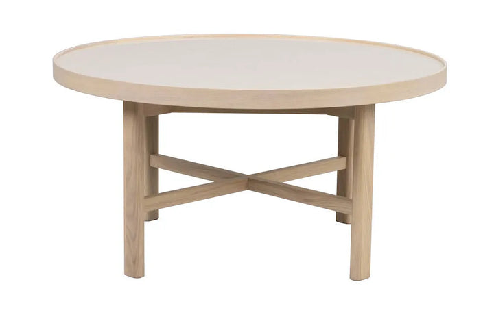 Marsden - Soffbord Beige/vitpigmenterad