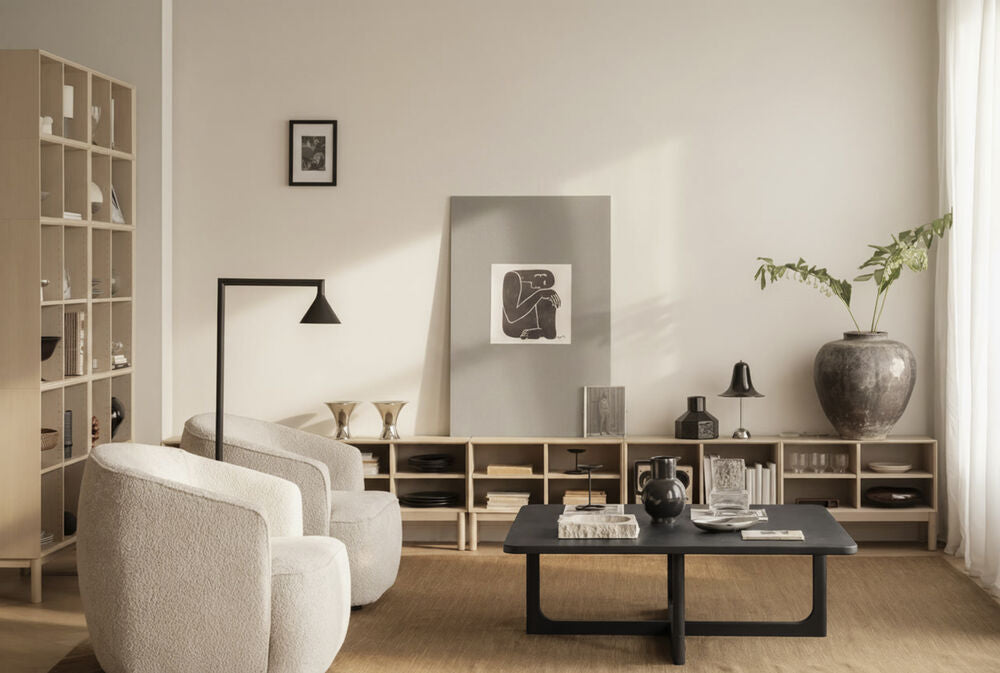 Scottsdale hyll-modul 2 vitpigmenterad ek