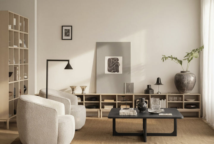 Scottsdale hyll-modul 2 vitpigmenterad ek