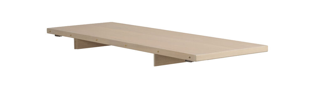 Stockbridge iläggsskiva 45x130 vitpigmenterad ek