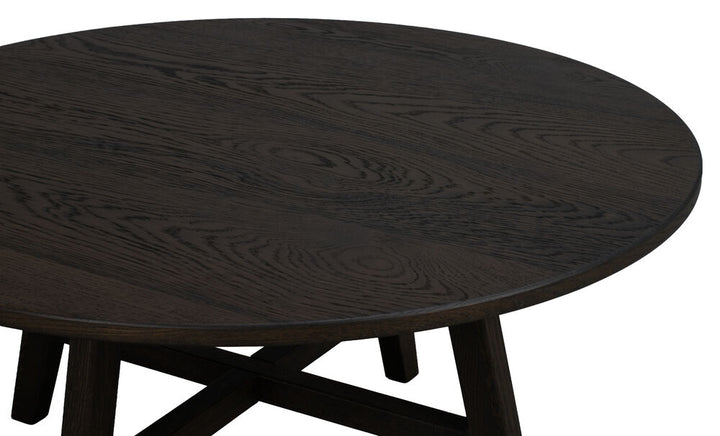 Dumbarton soffbord Ø90 brun ek