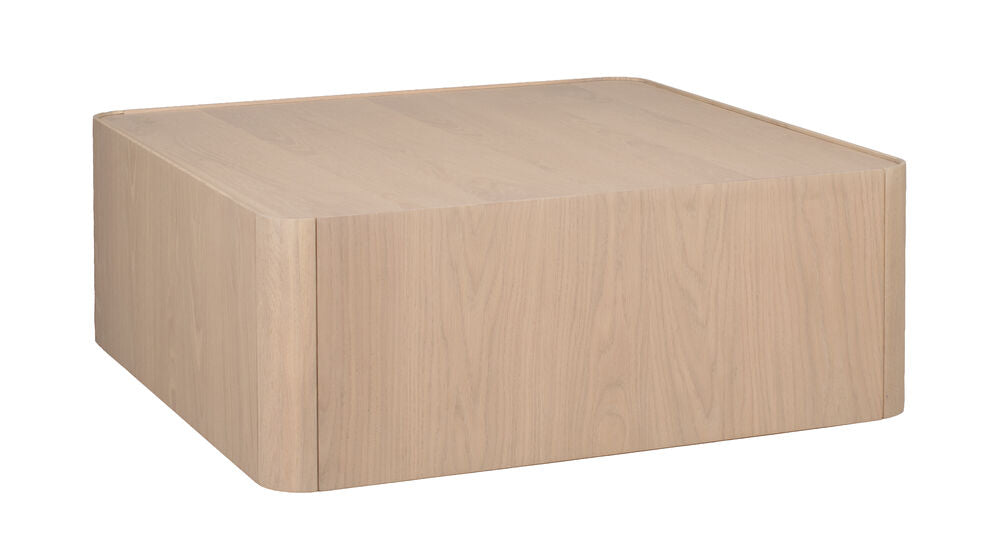 Seabrook soffbord 90x90 vitpigmenterad ek