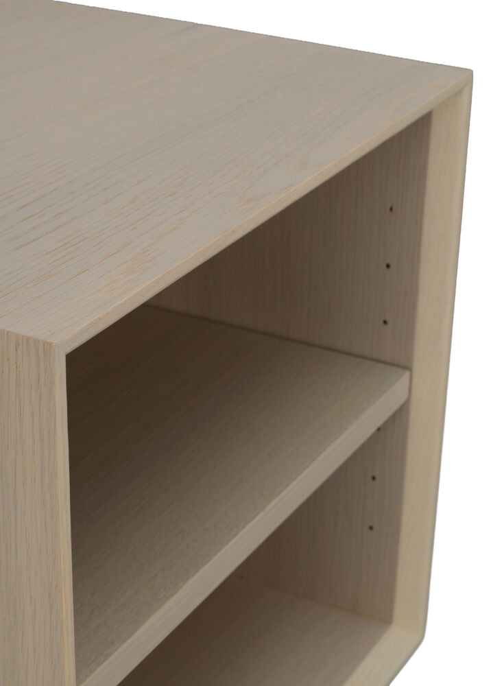 Scottsdale hyll-modul 1 vitpigmenterad ek