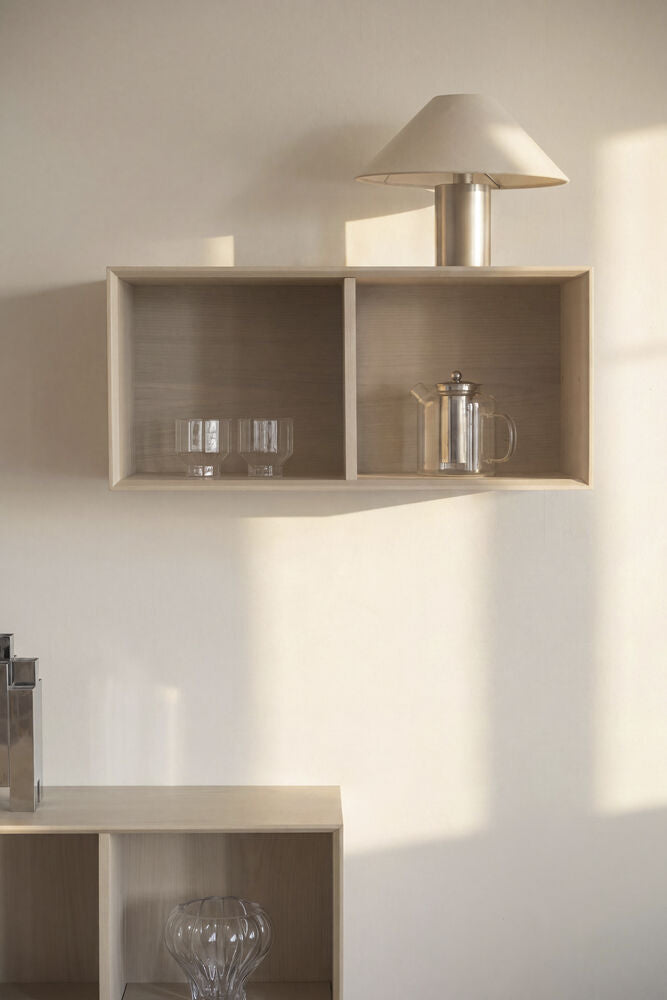 Scottsdale hyll-modul 2 vitpigmenterad ek