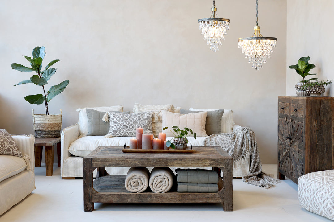 Grimaud soffbord med hylla