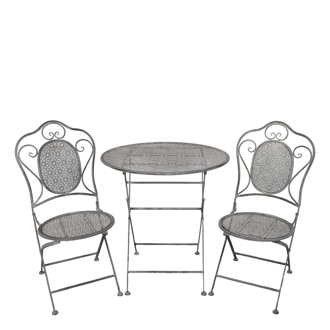 Bistro Set med 2 Stols & 1 Bord