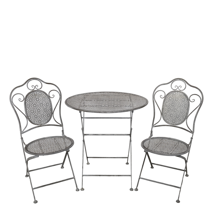 Bistro Set med 2 Stols & 1 Bord