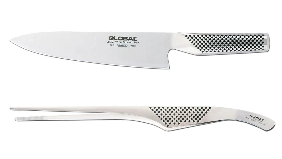 Global Set Kniv & Pincett 2 delar, G-2, GS-28