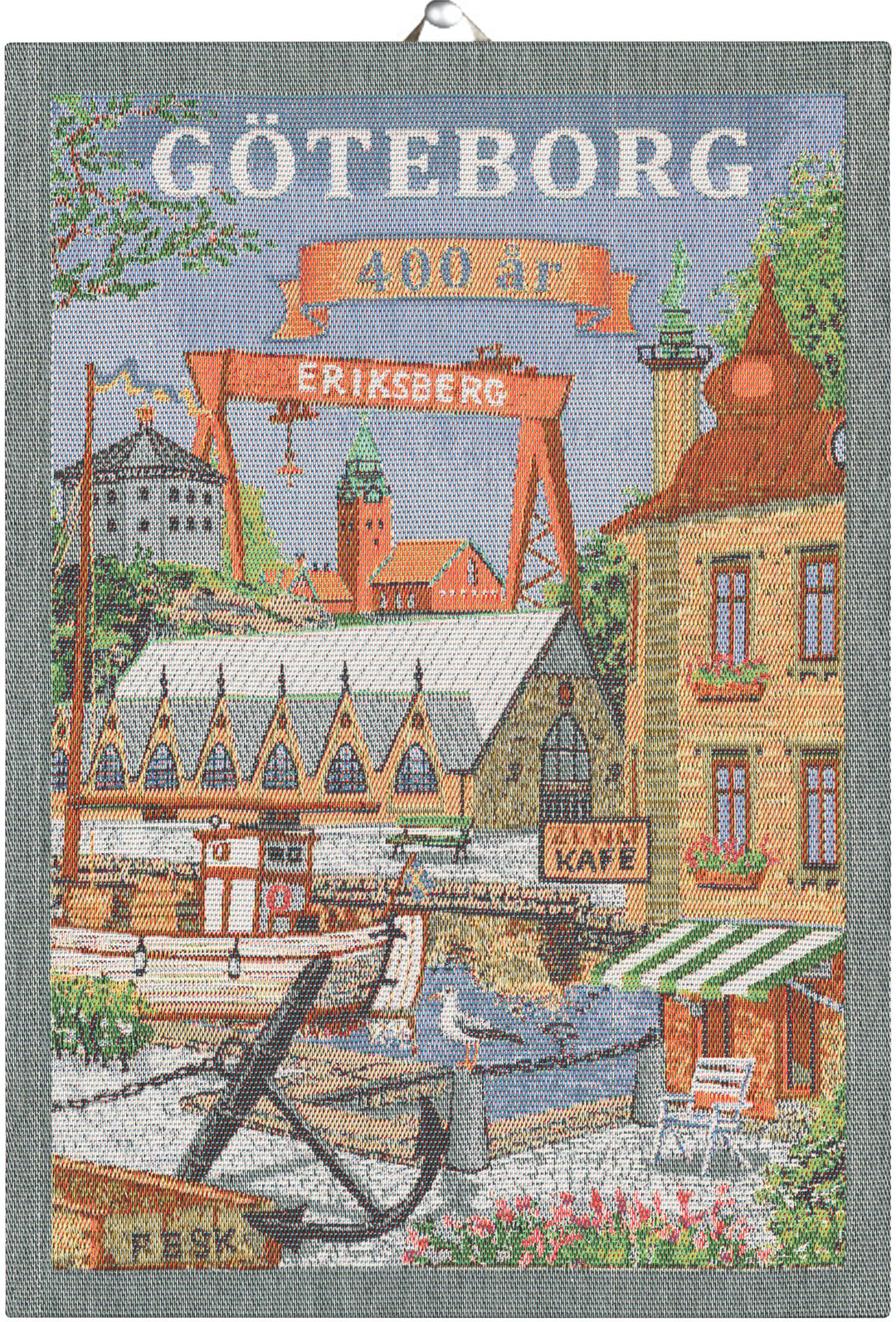 Göteborg 400 år  Handduk 35x50cm