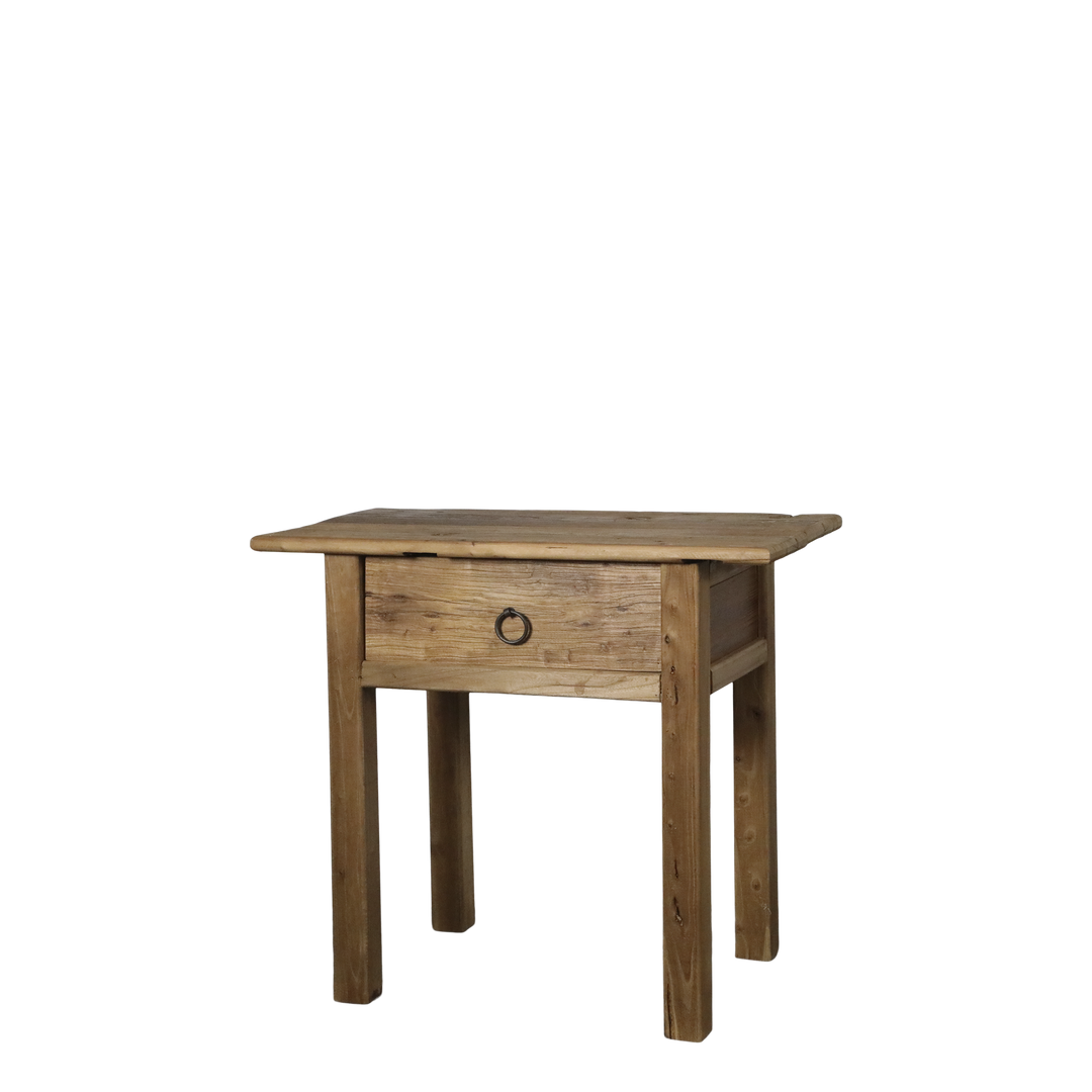 Sidobord med låda