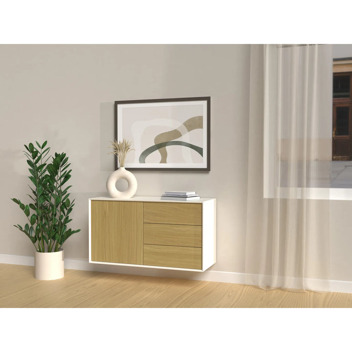 Wall Sideboard 1 Dörr 3 Lådor