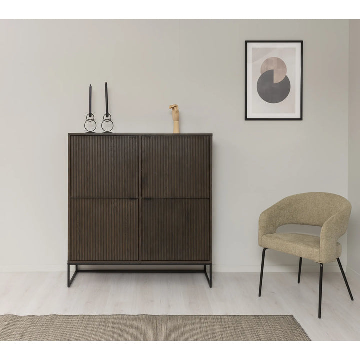 Bali Highboard 4 dörrar