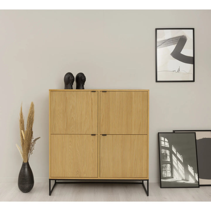 Bali Highboard 4 dörrar