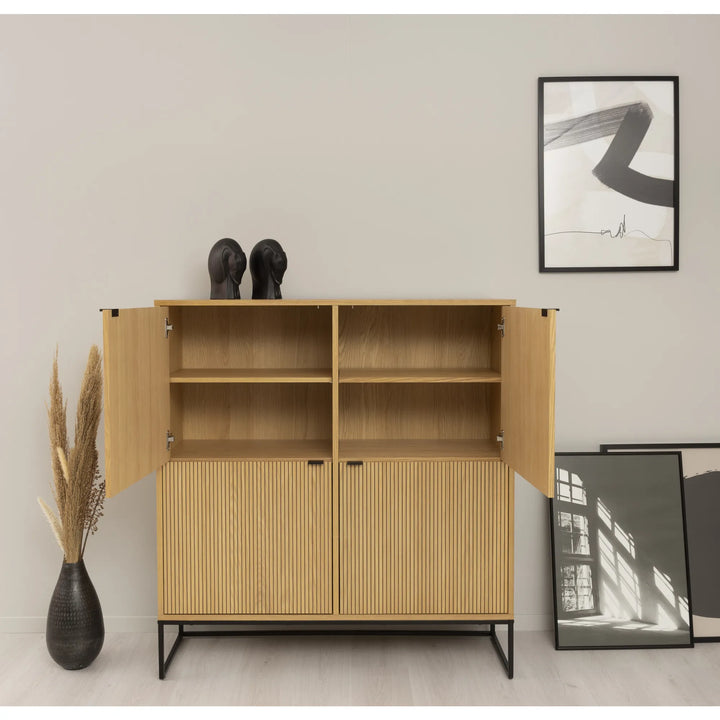 Bali Highboard 4 dörrar