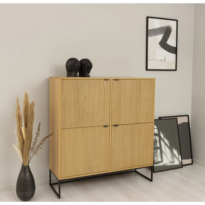 Bali Highboard 4 dörrar