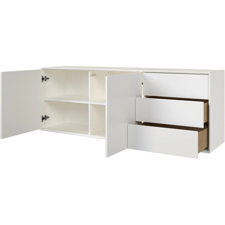 Wall Sideboard 2 Dörrar 3 Lådor