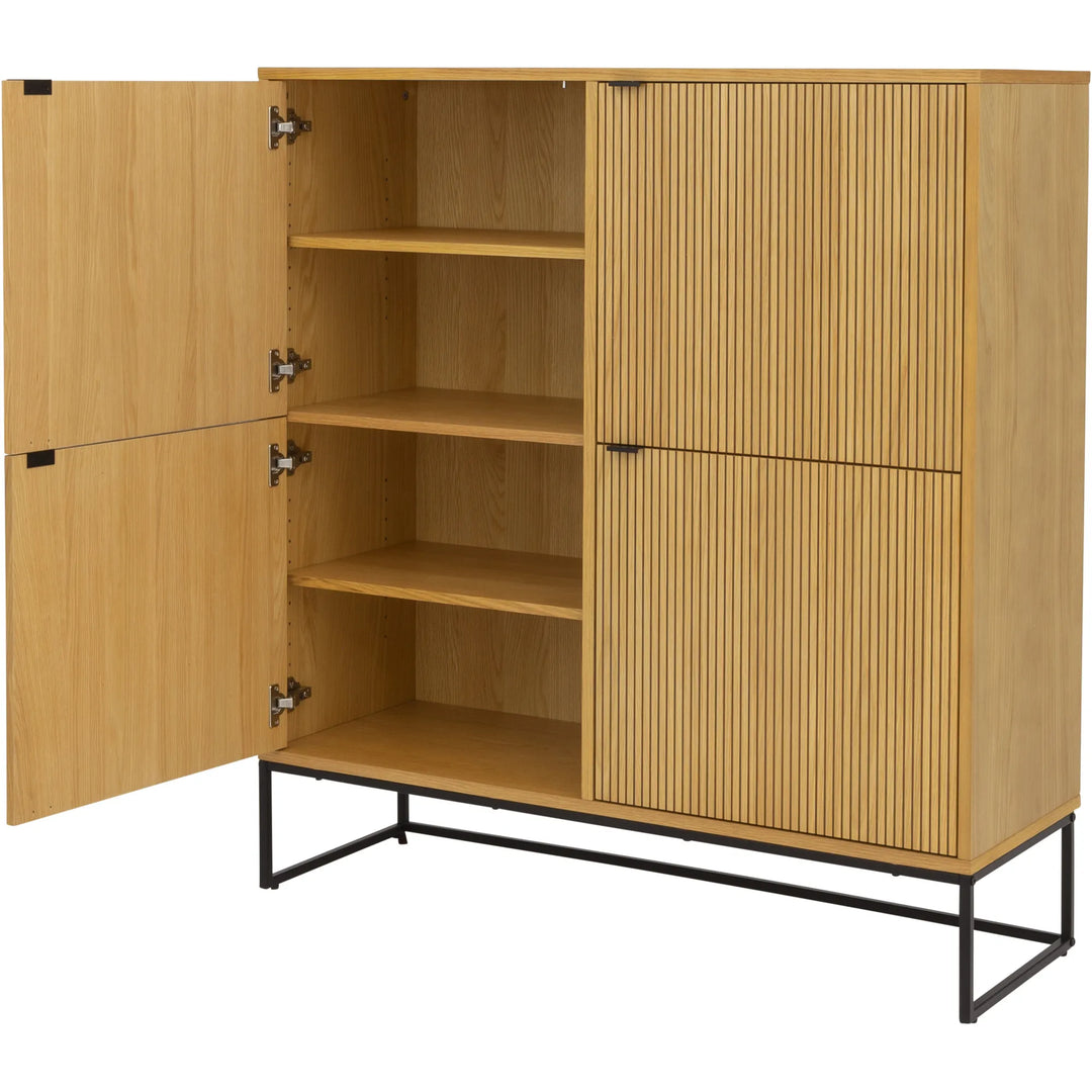 Bali Highboard 4 dörrar