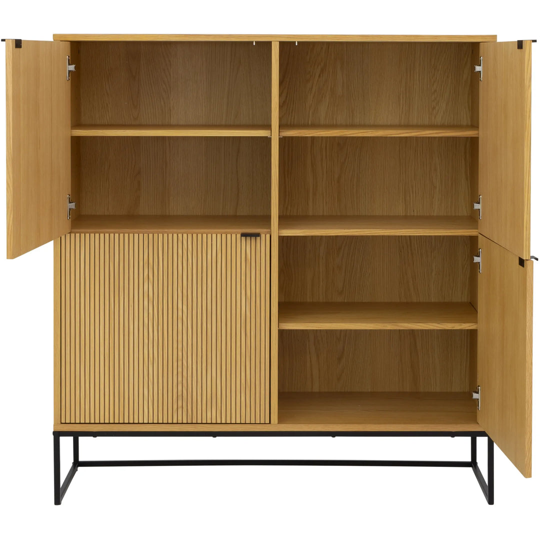 Bali Highboard 4 dörrar