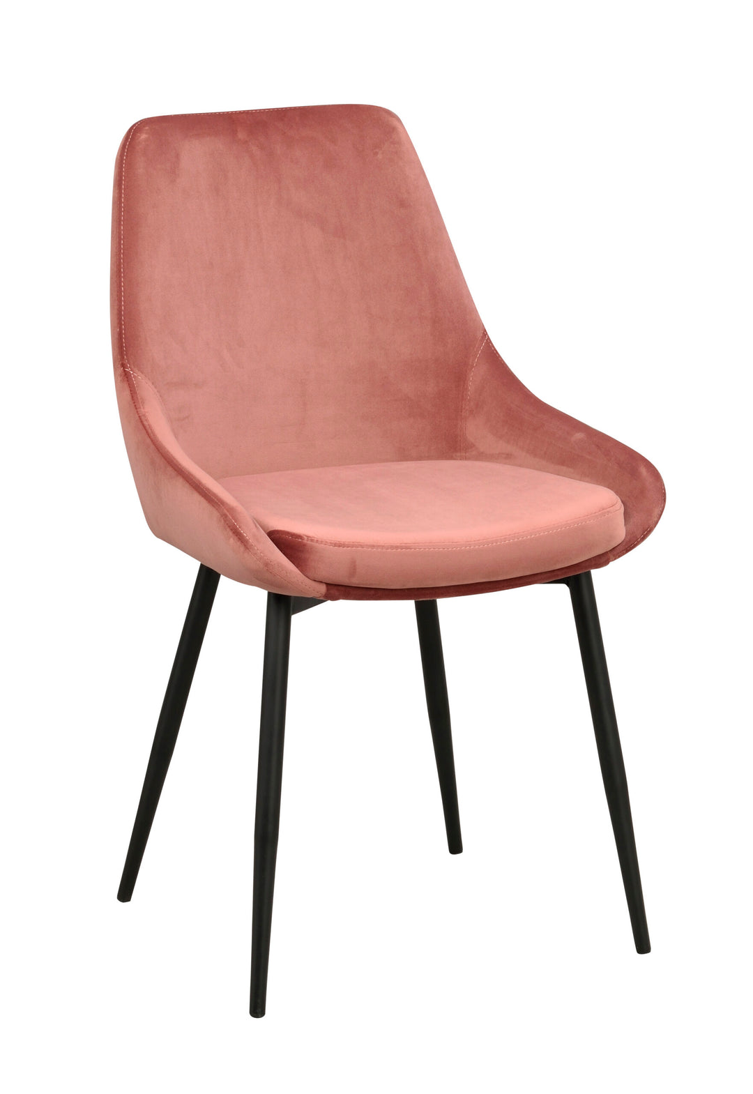 110388_b Sierra stol, rosa sammet R B