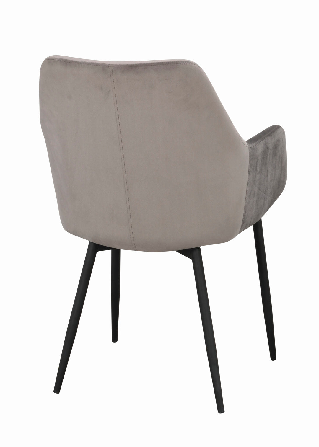 110456_d, Reily stol, grå sammet_svart R