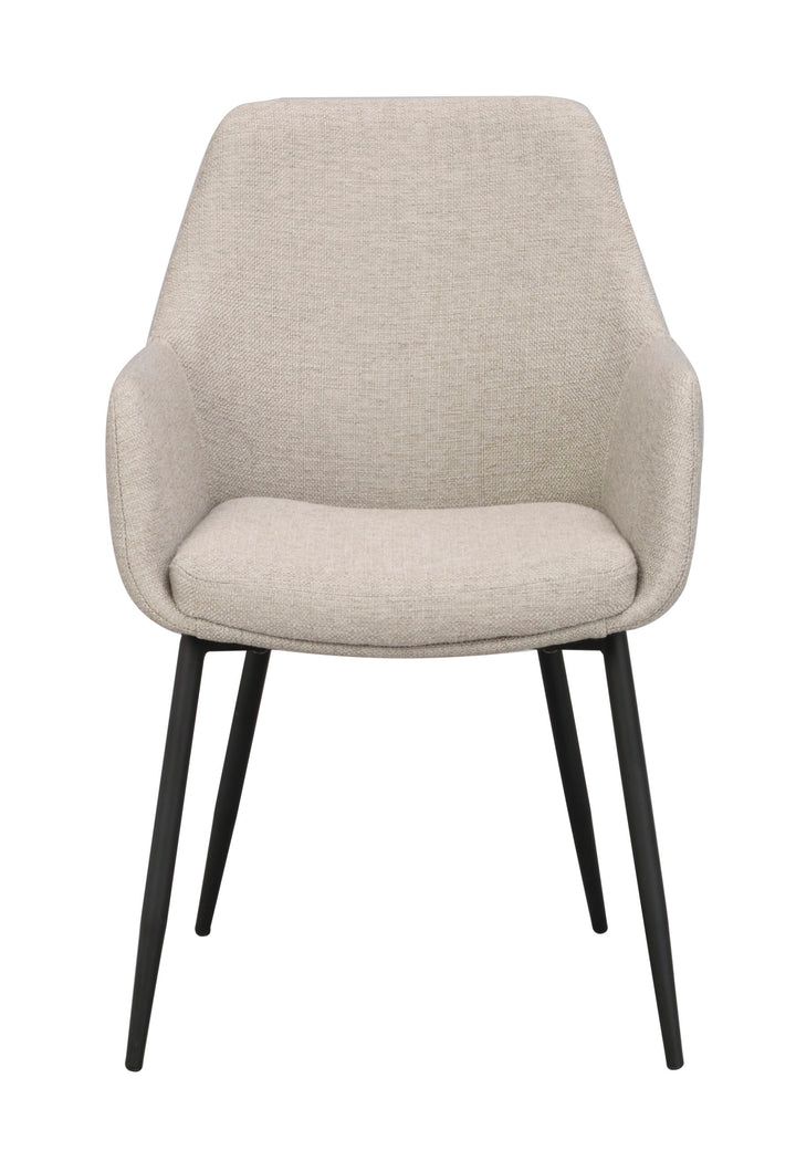 110459_a, Reily arm chair, beige fabric_black