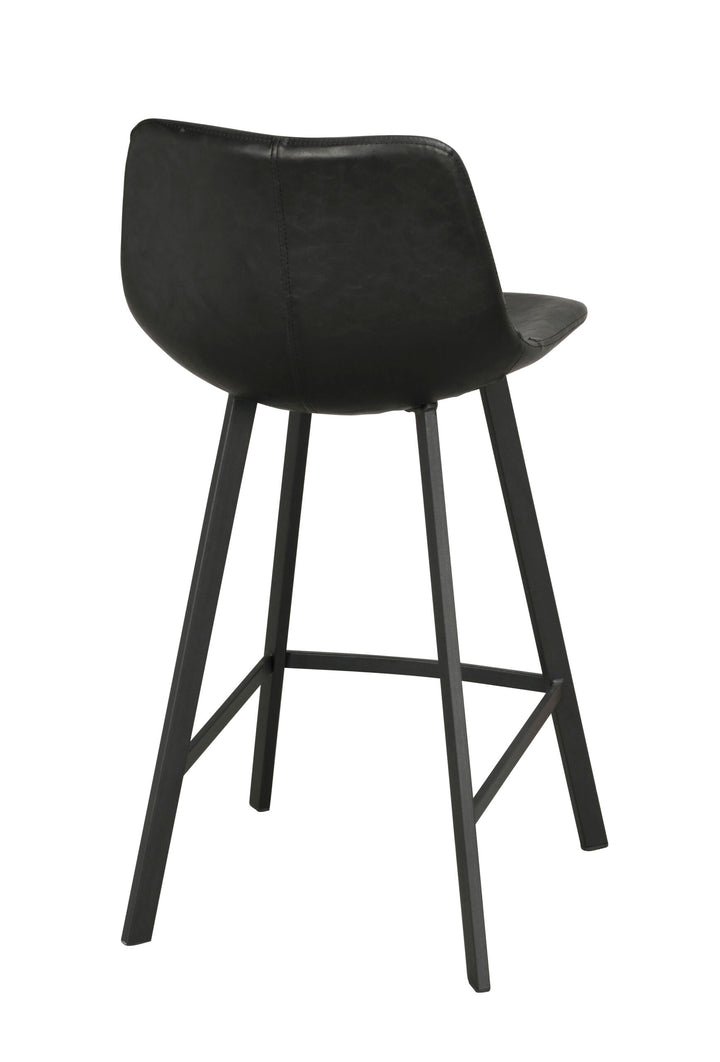 117677_d ,Auburn barstol, svart_svart R