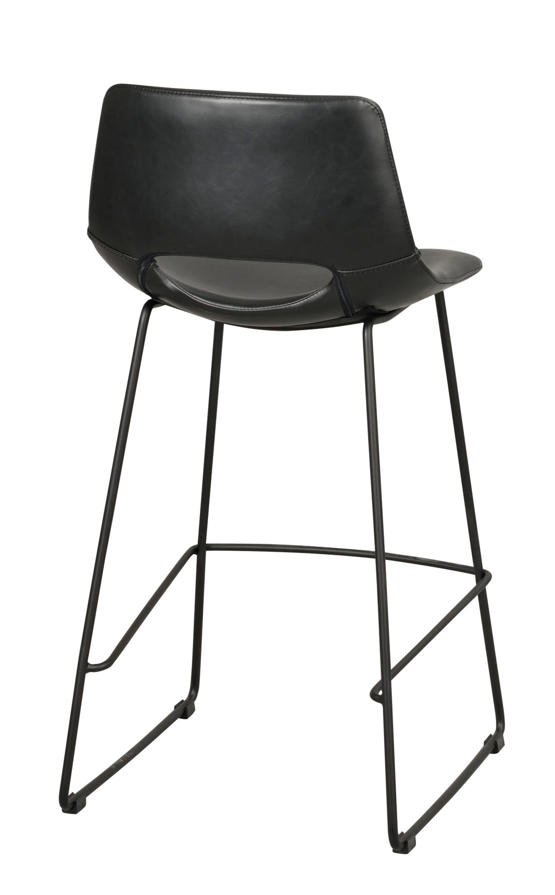 118615_d, Manning barstol, svart konstläder_svart R