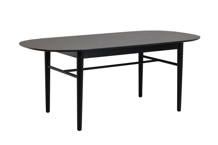 119754_b, Akita matbord ovalt, svart